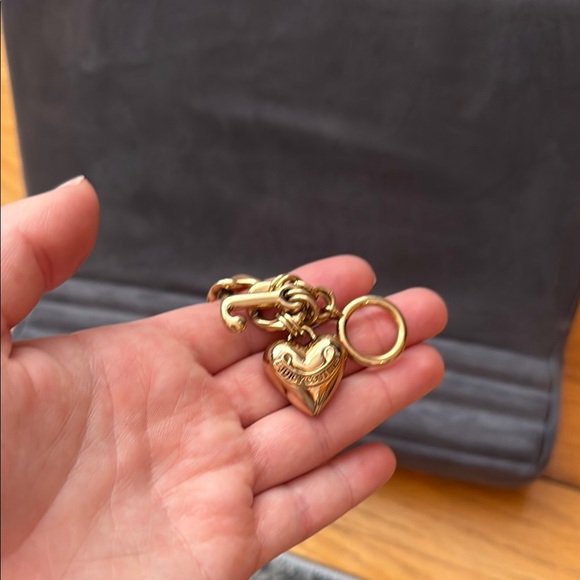 Juicy Couture Gold Heart Charm Bracelet - Picture 2 of 4